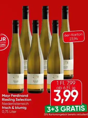 Eurospar Ferdinand Mayr Riesling Selection Angebot