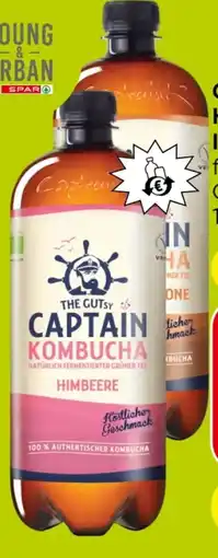 Eurospar The Gutsy Captain Kombucha Bio-Tee Himbeere Angebot