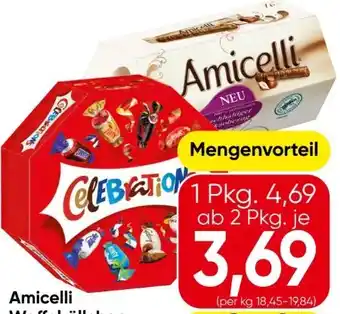Eurospar Amicelli Waffelröllchen Angebot