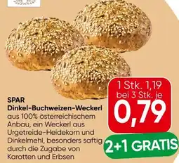 Eurospar Spar Dinkel-Buchweizen-Weckerl Angebot