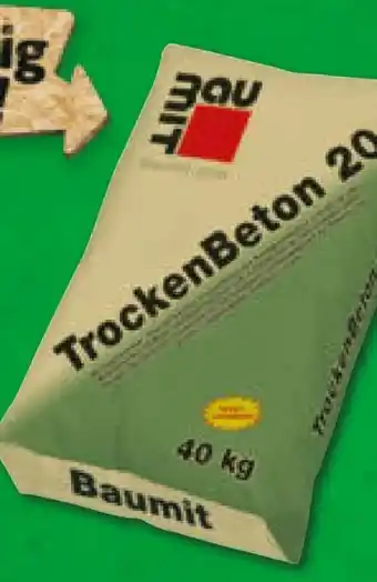 Hagebau Baumit Trockenbeton Angebot