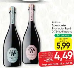 SPAR Gourmet Kattus Spumante Brut Angebot