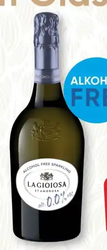 SPAR Gourmet La Gioiosa Sparkling Alkoholfrei Vegan Angebot