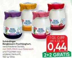 SPAR Gourmet Schärdinger Bergbauern Joghurt Angebot