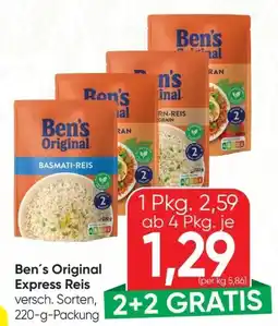 SPAR Gourmet Ben's Original Express Reis Angebot