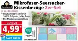 Norma Mikrofaser-Seersucker-Kissenbezüge Angebot