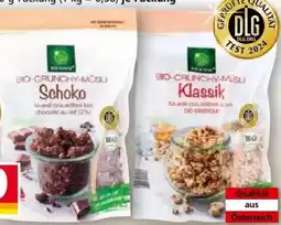 Norma Bio Sonne Bio-Crunchy Müsli Angebot