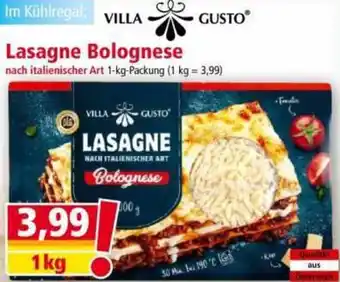 Norma Lasagne Bolognese Angebot