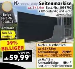 Norma Seitenmarkise Angebot