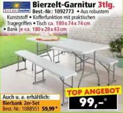 Norma Bierzelt-Garnitur Angebot