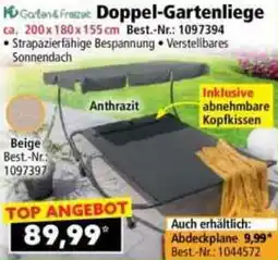 Norma Doppel-Gartenliege Angebot