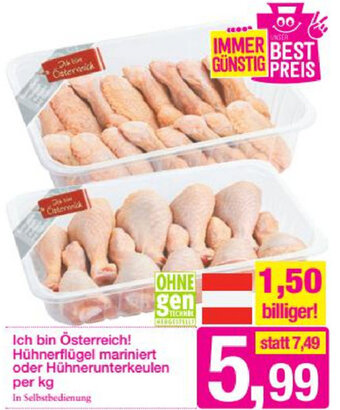 Sutterlüty Ich Bin Österreich Hühnerflügel Mariniert Angebot