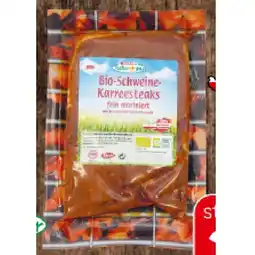 Eurospar Bio-Schweine-Karreesteaks mariniert aus Österreich EUROSPAR Angebot