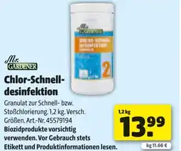 Hagebau Chlor-Schnell- desinfektion Angebot