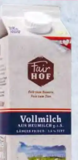 Hofer FairHof Vollmilch Angebot