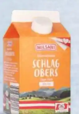Hofer Milsani Schlagobers Angebot