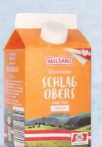 Hofer Milsani Schlagobers Angebot