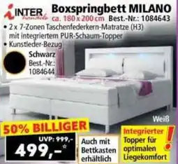 Norma Boxpringbett Milano Angebot
