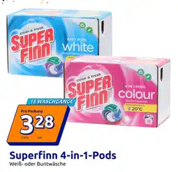 Action Superfinn 4 in 1 pods Angebot