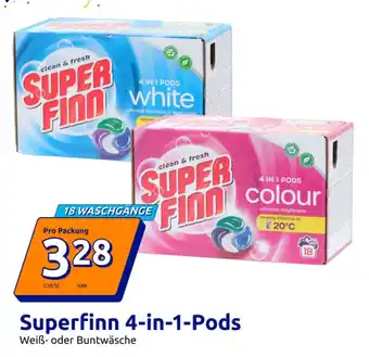 Action Superfinn 4 in 1 pods Angebot