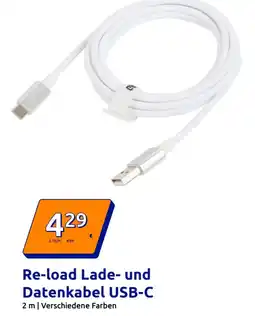 Action Re-load lade- und datenkabel usb-c Angebot