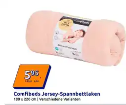 Action Comfibeds jersey spannbettlaken Angebot