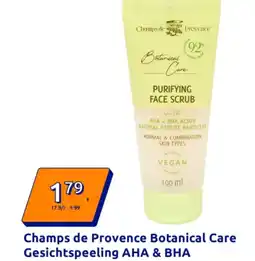 Action Champs de provence botanical care gesichtspeeling Angebot