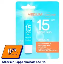Action Aftersun-lippenbalsam lsf 15 Angebot