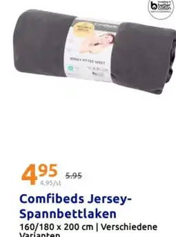 Action Comfibeds jersey spannbettlaken Angebot