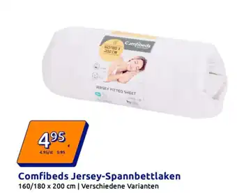 Action Comfibeds Jersey-Spannbettlaken Angebot