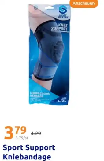 Action Sport support kniebandage Angebot
