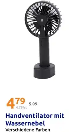 Action Handventilator mit wassernebel Angebot
