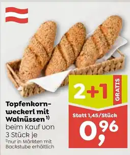ADEG Topfenkorn- weckerl mit walnüssen Angebot
