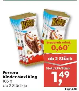 ADEG Ferrero kinder maxi king Angebot