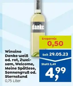 ADEG Winvino danke weiß od. rot Angebot