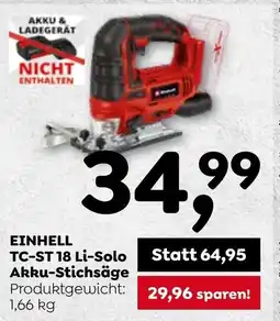 ADEG Einhell tc-st 18 li-solo akku-stichsäge Angebot