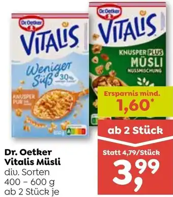 ADEG Dr. oetker vitalis müsli Angebot