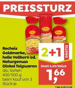 ADEG Recheis goldmarke, helle vollkorn od. naturgenuss Angebot