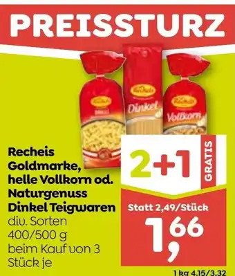 ADEG Recheis goldmarke, helle vollkorn od. naturgenuss Angebot