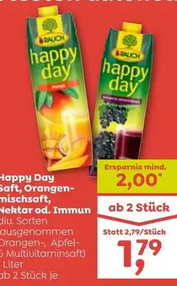 ADEG Happy day saft, orangen- mischsaft, nektar od. immun Angebot
