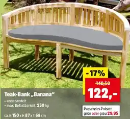Thomas Philipps Teak Bank Banana Angebot