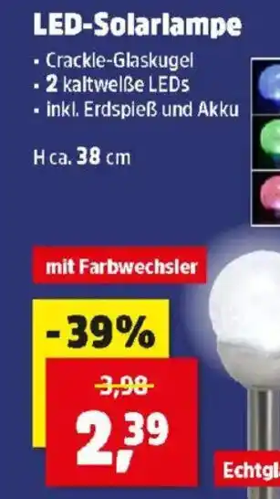 Thomas Philipps Led solarlampe Angebot