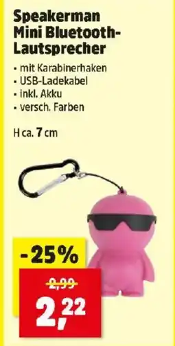 Thomas Philipps Speakerman mini bluetooth lautsprecher Angebot