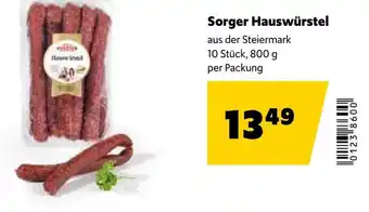 Eurogast Grissemann Sorger Hauswürstel Angebot