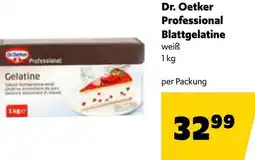Eurogast Grissemann Dr. oetker professional blattgelatine Angebot