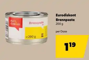 Eurogast Grissemann Eurodiskont brennpaste Angebot