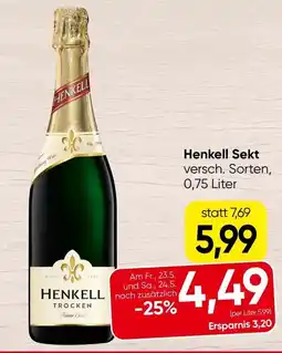 Spar Henkell sekt Angebot