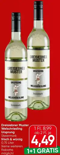 Spar Dreisiebner muster welschriesling ursprung Angebot