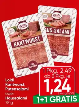 Spar Kantwurst, putensalami Angebot