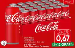 Spar Coca-cola limonaden Angebot